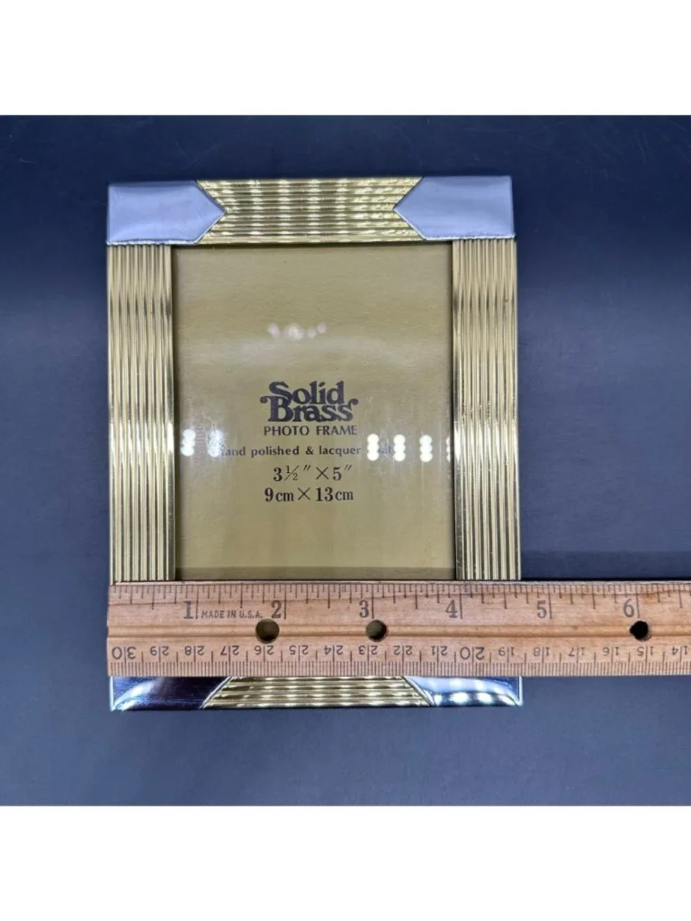 Solid Brass this frame